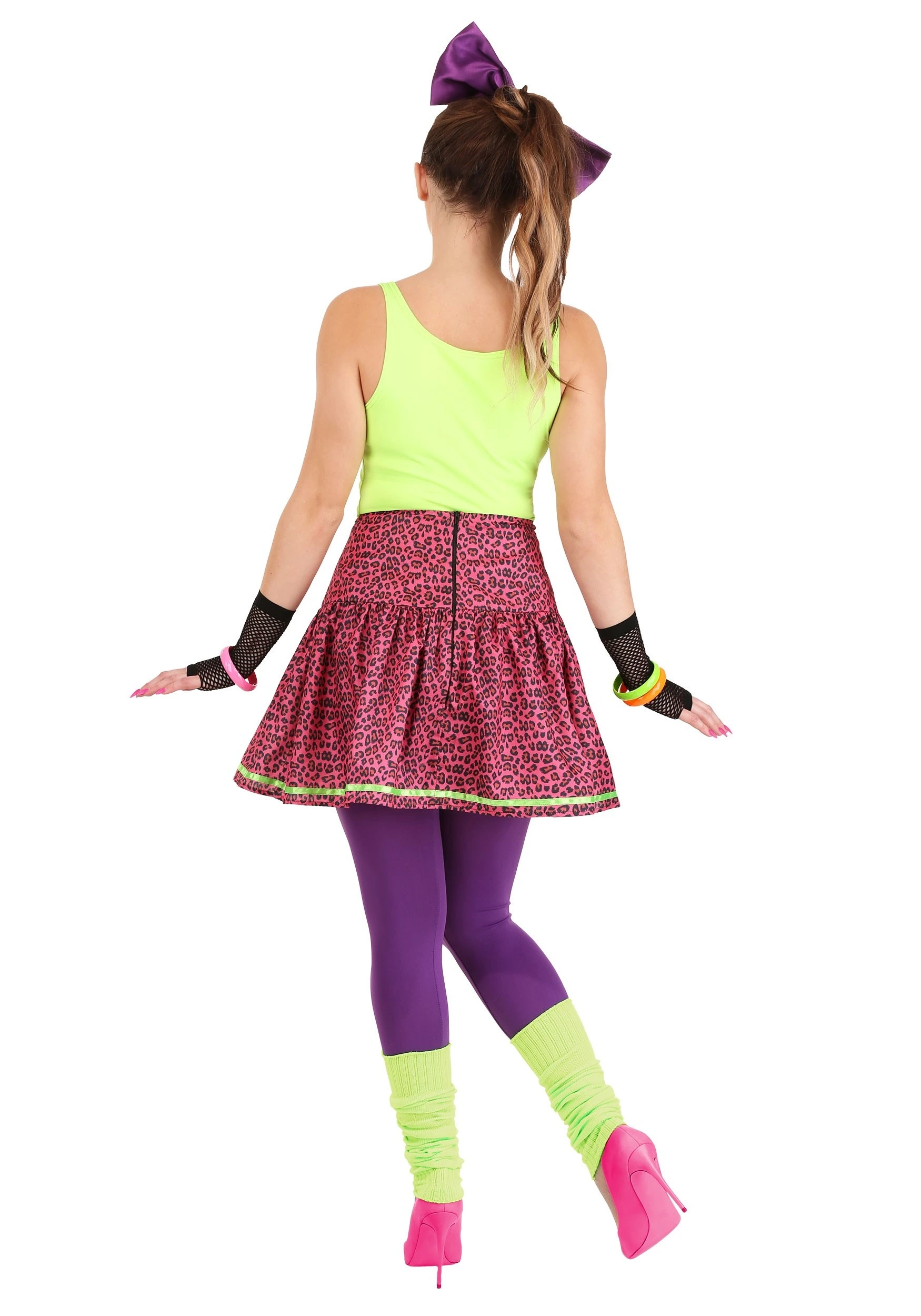 Women's 80s Rad Costume 4 Women's 80s Rad Costume - Image 2
