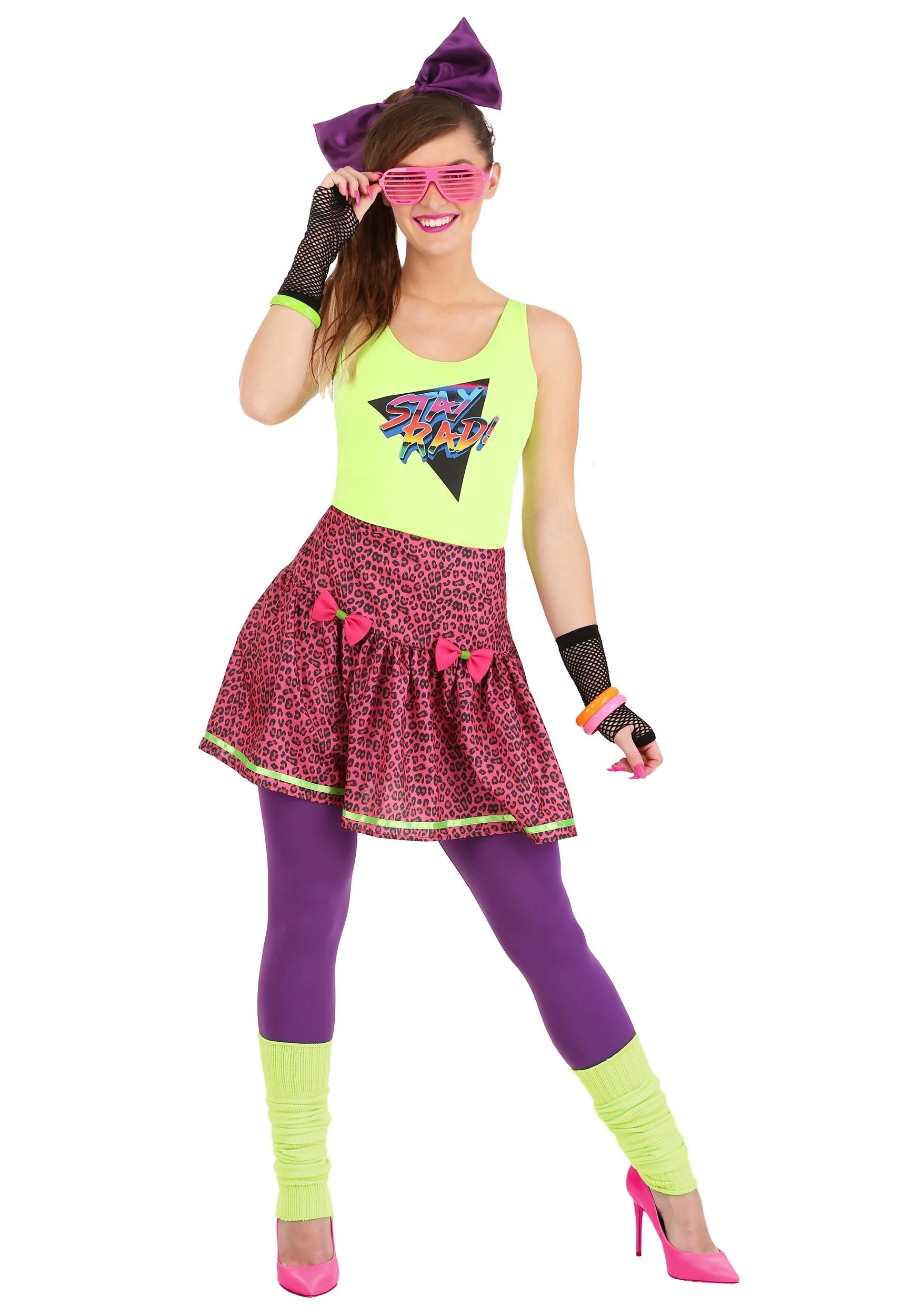 Women's 80s Rad Costume 3 Women's 80s Rad Costume