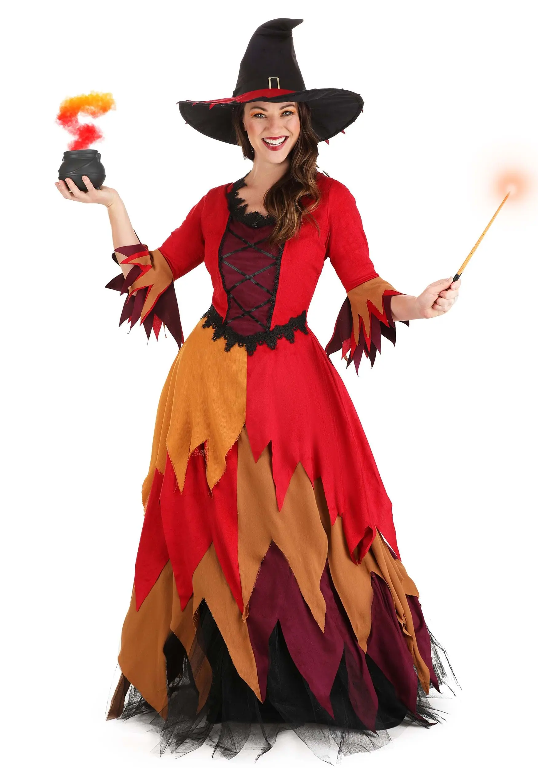 Autumn Harvest Witch Costume For Women 3 Autumn Harvest Witch Costume For Women