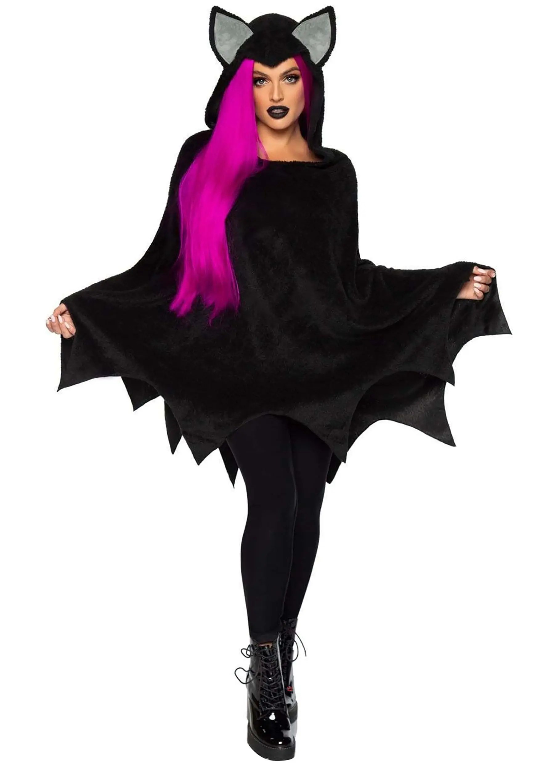 Women's Bat Poncho Costume 3 Women's Bat Poncho Costume