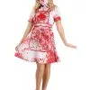 Blood Splatter Nurse Costume For Women
