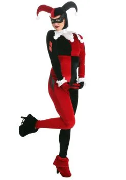 Deluxe Women's Harley Quinn Costume -Men's Costumes Sales womens deluxe harley quinn costume alt 1