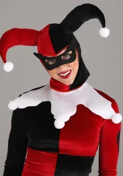 Deluxe Women's Harley Quinn Costume -Men's Costumes Sales womens deluxe harley quinn costume alt 2