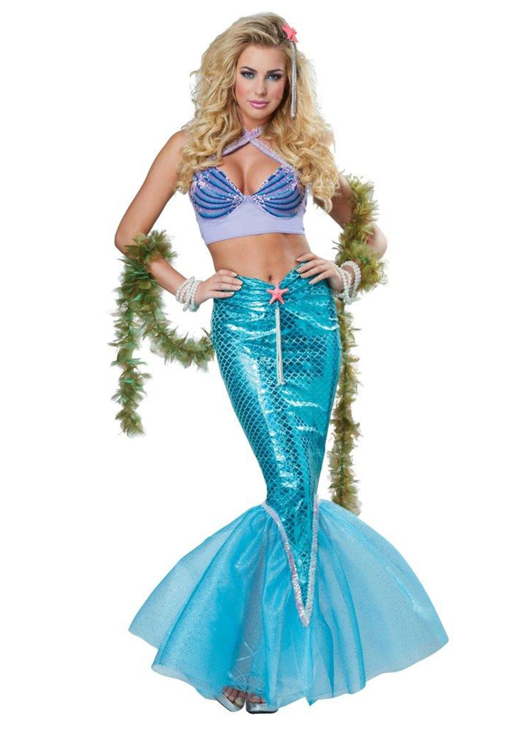 Women's Deluxe Mermaid Costume 3 Women's Deluxe Mermaid Costume