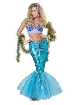 Women's Deluxe Mermaid Costume 5 Women's Deluxe Mermaid Costume -Men's Costumes Sales womens deluxe mermaid costume1