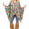 Hippie Poncho Costume For Women -Men's Costumes Sales womens hippie poncho