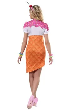 Womens Ice Cream Cone Costume 5 Womens Ice Cream Cone Costume -Men's Costumes Sales womens ice cream cone costume 1
