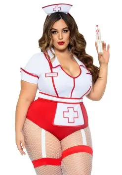 Plus Size Feelgood Nurse Costume For Women -Men's Costumes Sales womens nurse feelgood costume alt 3