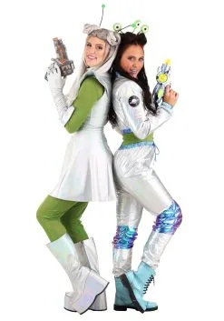 Outer Space Alien Women's Costume -Men's Costumes Sales womens outer space alien costume alt 2
