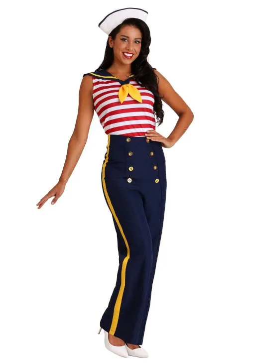 Women's Perfect Pin Up Sailor Costume 5 Women's Perfect Pin Up Sailor Costume -Men's Costumes Sales womens perfect pin up sailor costume