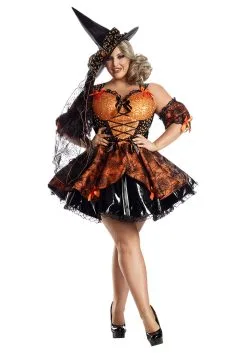 Harvest Witch Costume For Plus Size Women