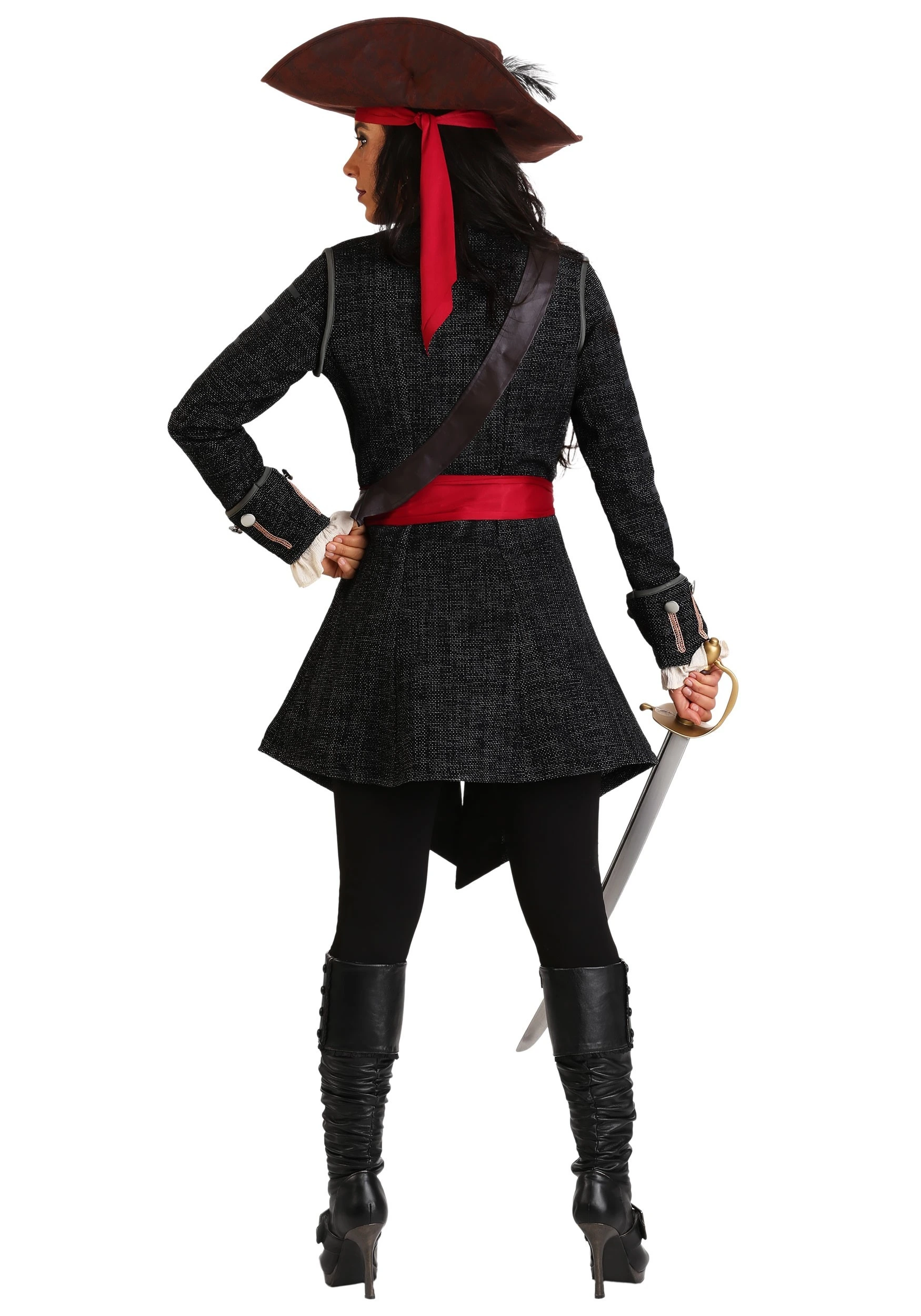 Plus Size Women's Fearless Pirate Costume 4 Plus Size Women's Fearless Pirate Costume - Image 2