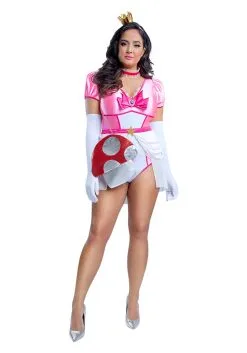 Plus Size Mushroom Damsel Costume For Women