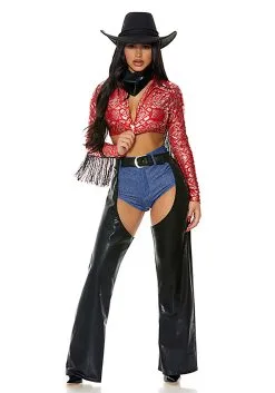 Sexy Saddle Up Costume For Women -Men's Costumes Sales womens saddle up costume alt 2