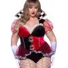 Sexy Plus Size Royal Queen Of Hearts Costume For Women 1 Sexy Plus Size Royal Queen Of Hearts Costume For Women -Men's Costumes Sales womens sexy plus royal queen of hearts costume