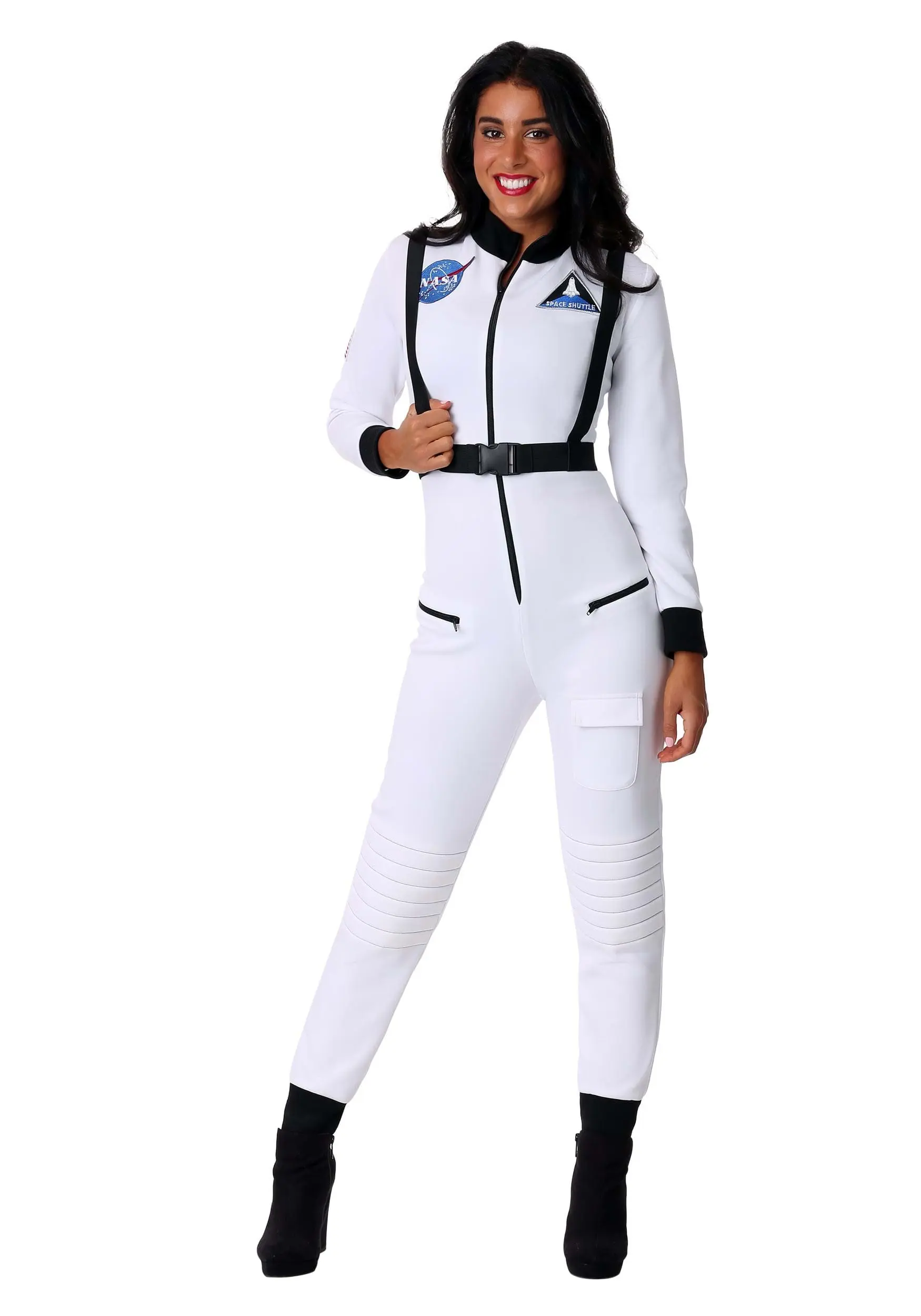 Women's White Astronaut Costume 4 Women's White Astronaut Costume - Image 2