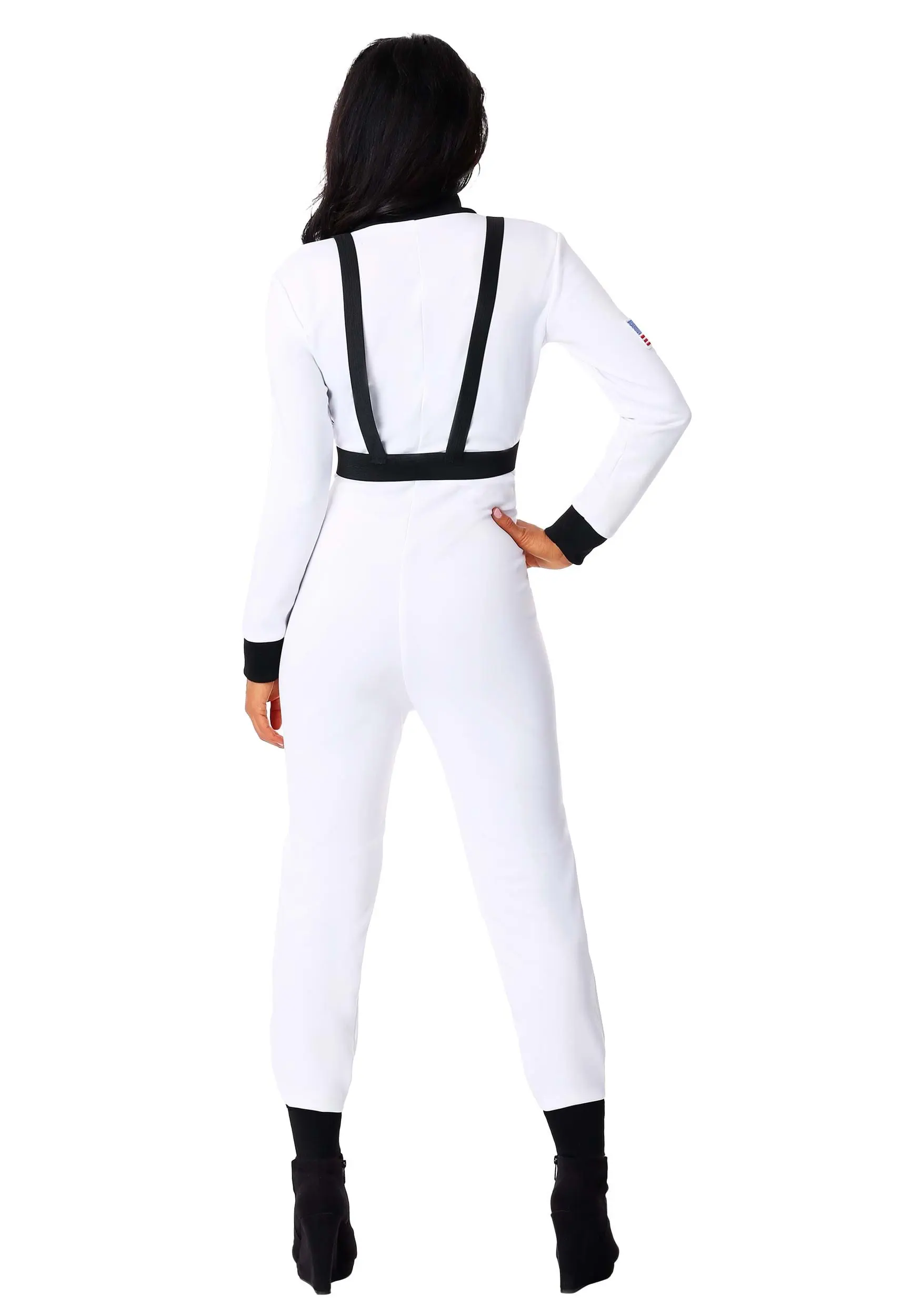 Women's White Astronaut Costume 6 Women's White Astronaut Costume - Image 4