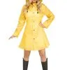Women's Yellow Raincoat Costume