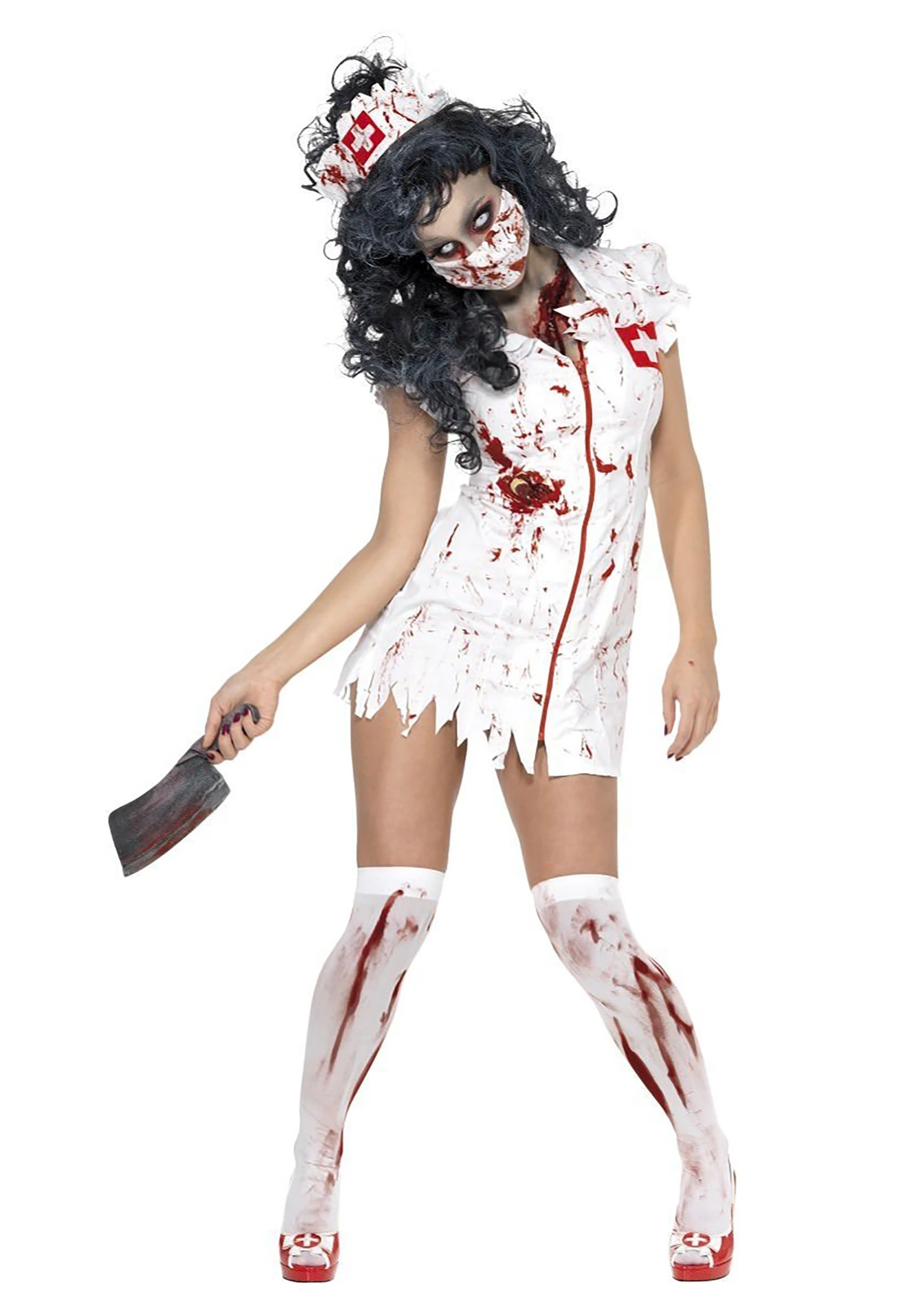 Women's Zombie Nurse Costume 3 Women's Zombie Nurse Costume
