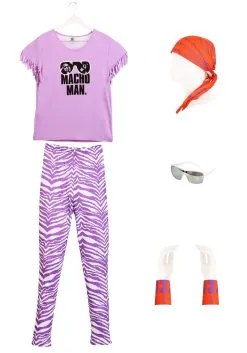 Macho Man Madness WWE Adult Costume 15 Macho Man Madness WWE Adult Costume -Men's Costumes Sales wwe adult macho man madness costume 2