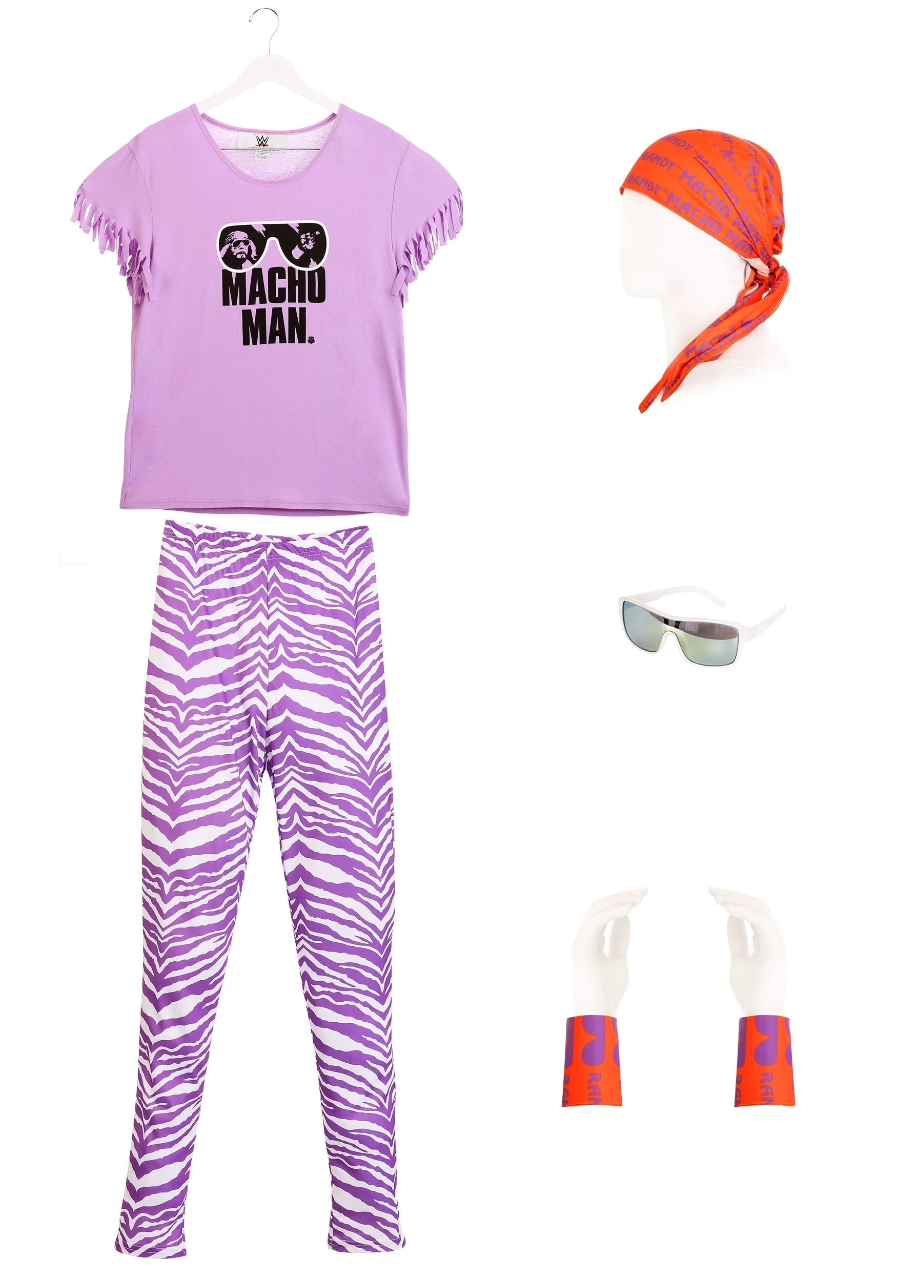 Macho Man Madness WWE Adult Costume 6 Macho Man Madness WWE Adult Costume - Image 4